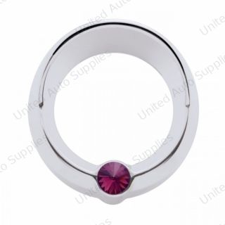 Signature Series Small Gauge Cover With Visor For Freightliner - Purple Crystal