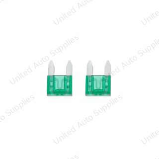 30 Amp Green Mini Fuse (2-Pack)