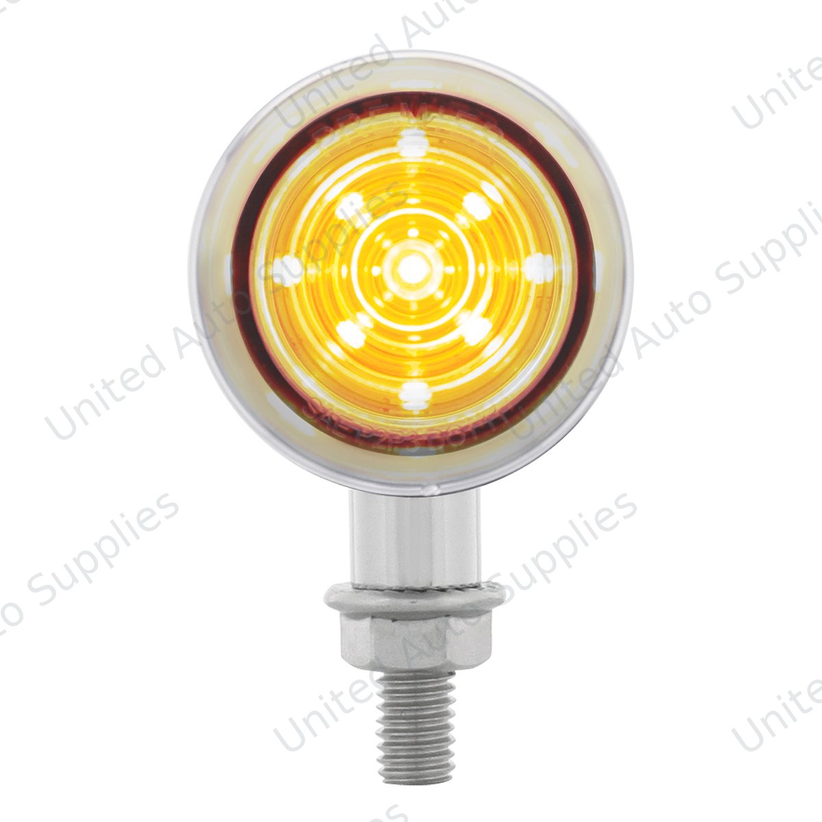 9 LED Mini Bullet Light - Amber LED/Clear Lens
