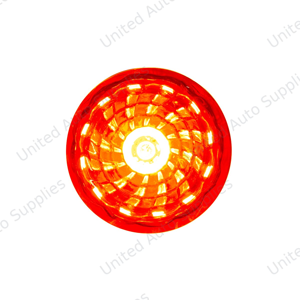LED 1-1/4" Round Light (Clearance/Marker) - Red LED/Red Lens