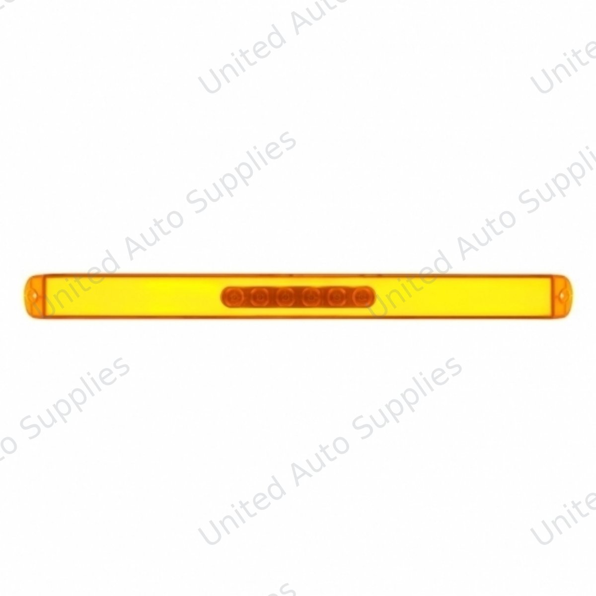 GloLight 28 LED 17" Turn Signal Light Bar - Amber LED/Amber Lens