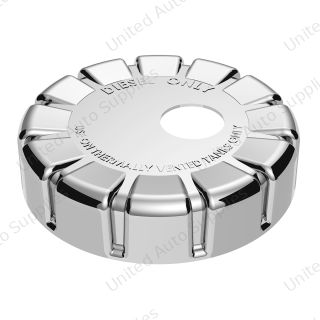Chrome Plastic Fuel Cap Cover For Kenworth - Locking