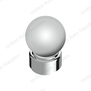 Thread-On Bristol Gearshift Knob with 9/10 Speed Adapter-Chrome