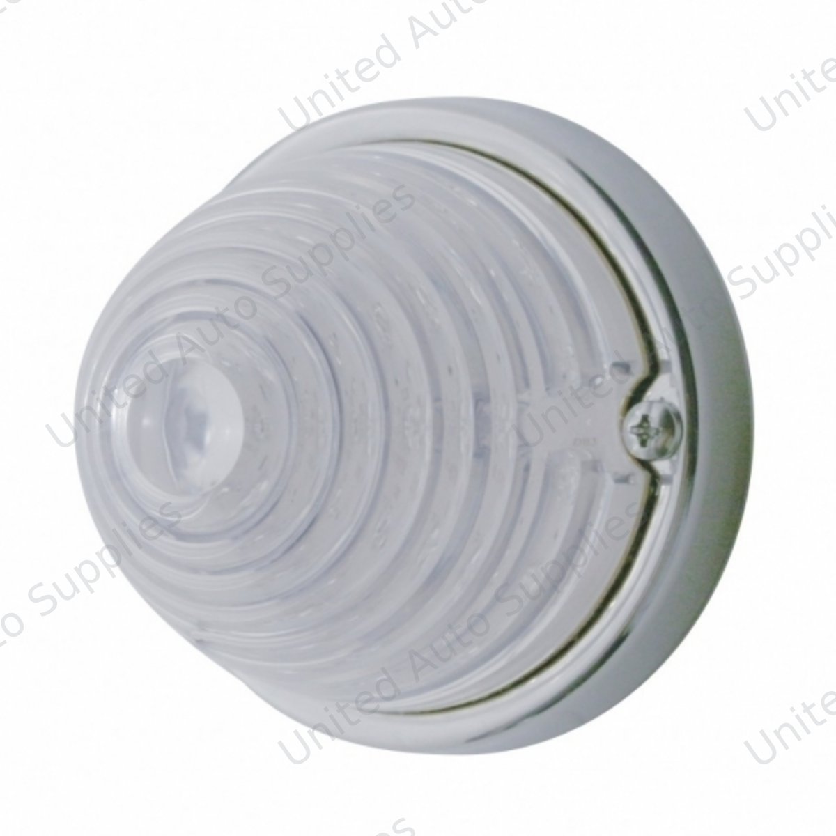 17 LED Beehive Flush Mount Kit - Amber LED/Clear Lens