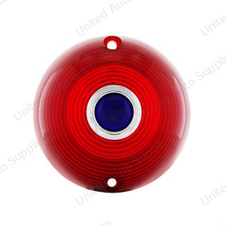 Tail Light Lens With Blue Dot For 1956 Chevy Passenger Car
