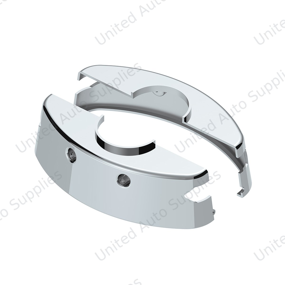 Chrome Plastic Upper Steering Column Cover For 2002-2005 Kenworth W900/T800/T600/T300
