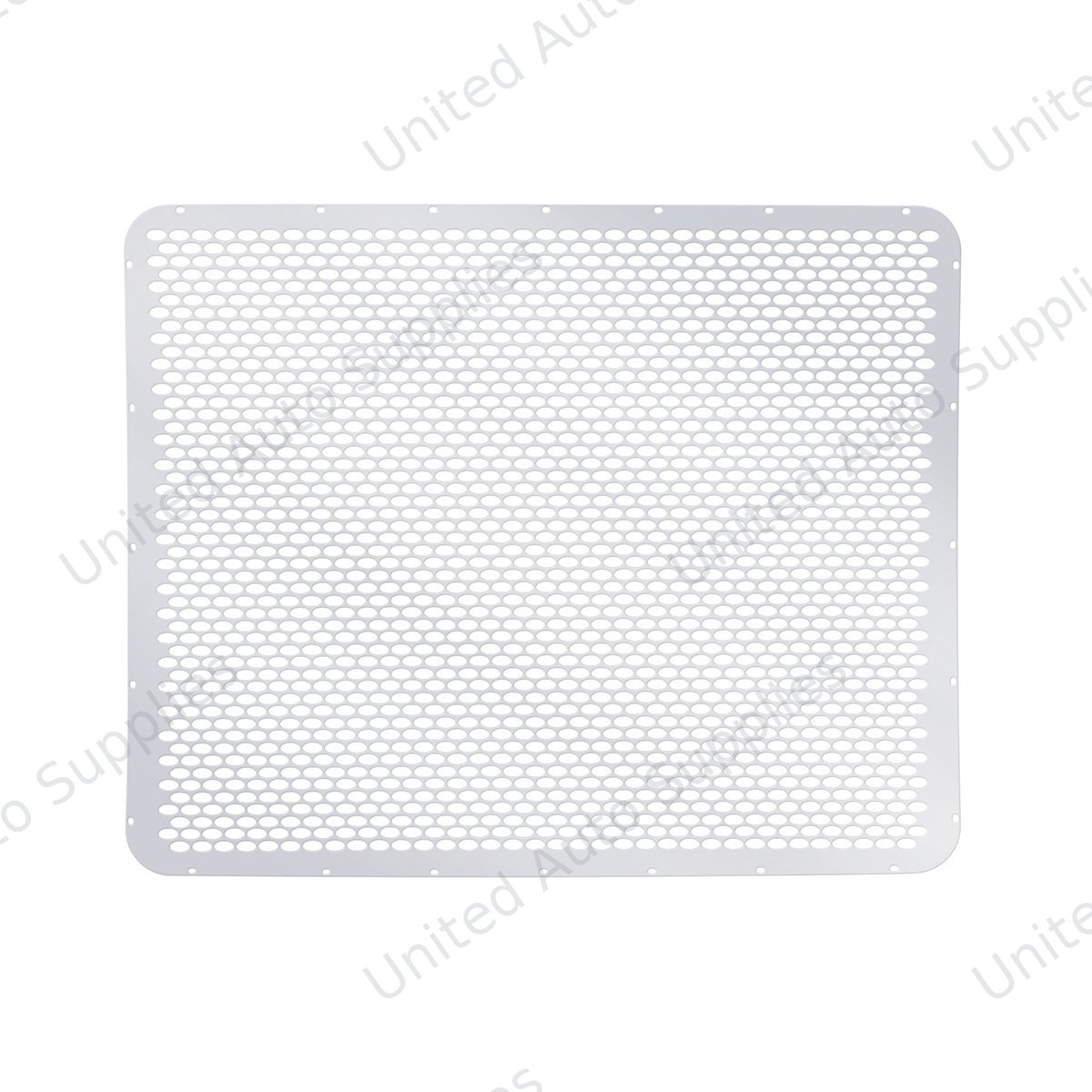 430 Stainless Grille Mesh For Peterbilt 379 With Short Hood - Alternating Oval Holes