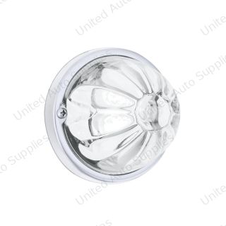 Glass Watermelon Light Kit With 4 LED Light-White LED/Clear Lens