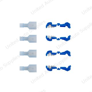 16-14 AWG .250 Tab FI Nylon M Disconnect w/ 16-14 AWG T-Tap Slice, 4/4 Pcs.