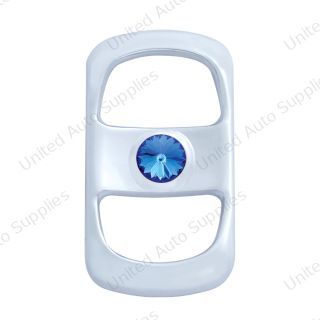 Rocker Switch Cover With Blue Crystal For Freightliner (3-Pack)