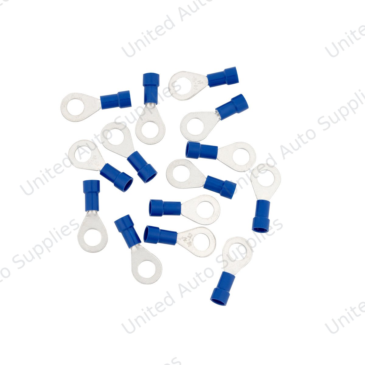 16-14 AWG 1/4" Stud Vinyl Ring Terminal (14-Pack)