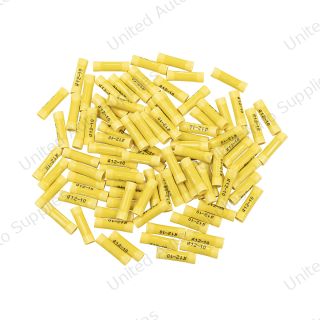 12-10 AWG Vinyl Butt Connector (100-Pack)