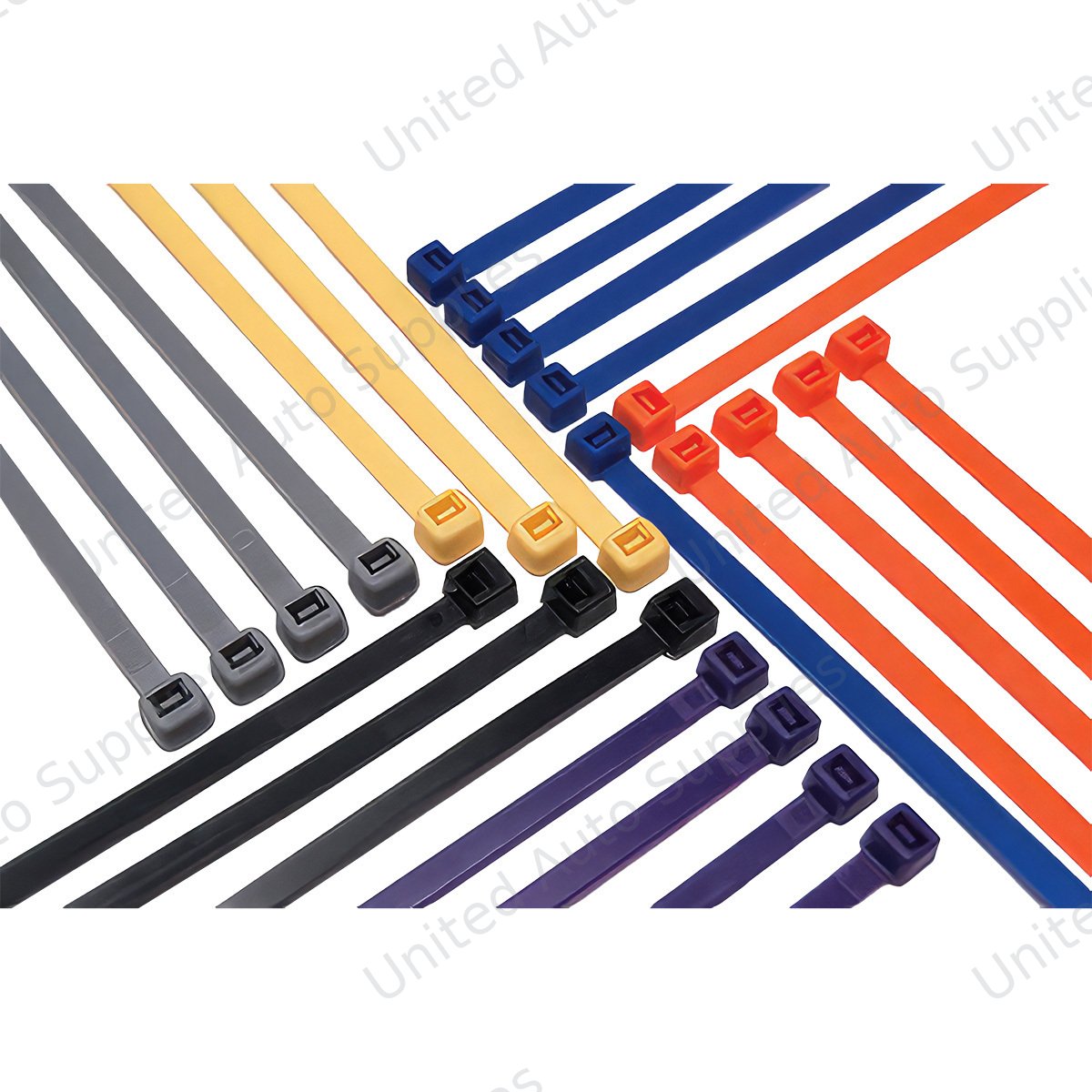 11.5" UV Black Nylon Cable Zip Ties 50 Lbs (14-Pack)