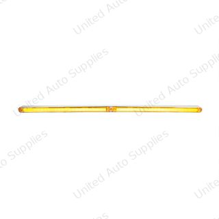Dual 24 LED Dual Function 12" GloLight Bar With Bezel - Amber LED/Amber Lens
