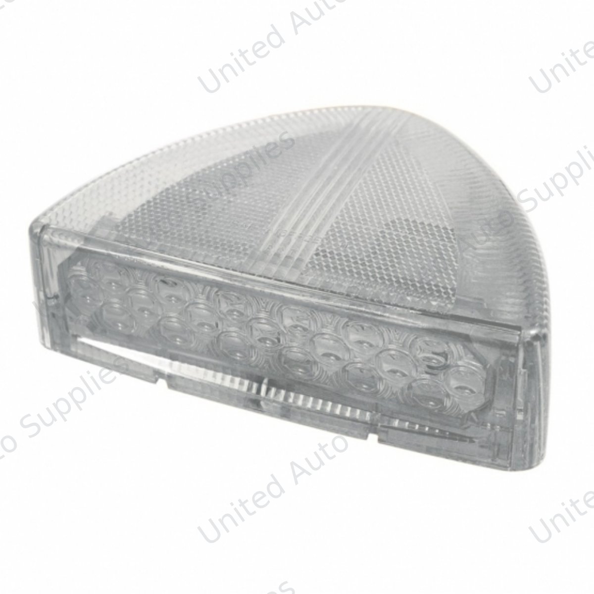 30 LED Low Profile Turn Signal Light For 1987-2007 Peterbilt 379/378/357 - Amber LED/Clear Lens