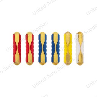 German Vehicle Fuse Kit 5,8,16,25 Amp GBC Ceramic Fuses (6-Pack)