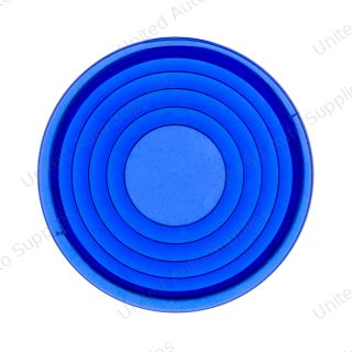 Round Map Light Lens For 2006+ Peterbilt - Blue