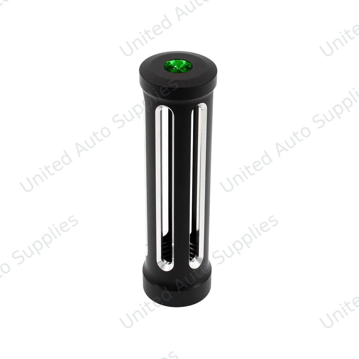 M30X3.5 Thread-On Sonoma Gearshift Knob-Dark Green Crystal/Matte Black