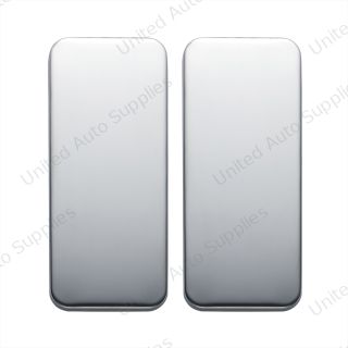 Peterbilt Stainless Vent Door Cover - Plain (Card of 2)