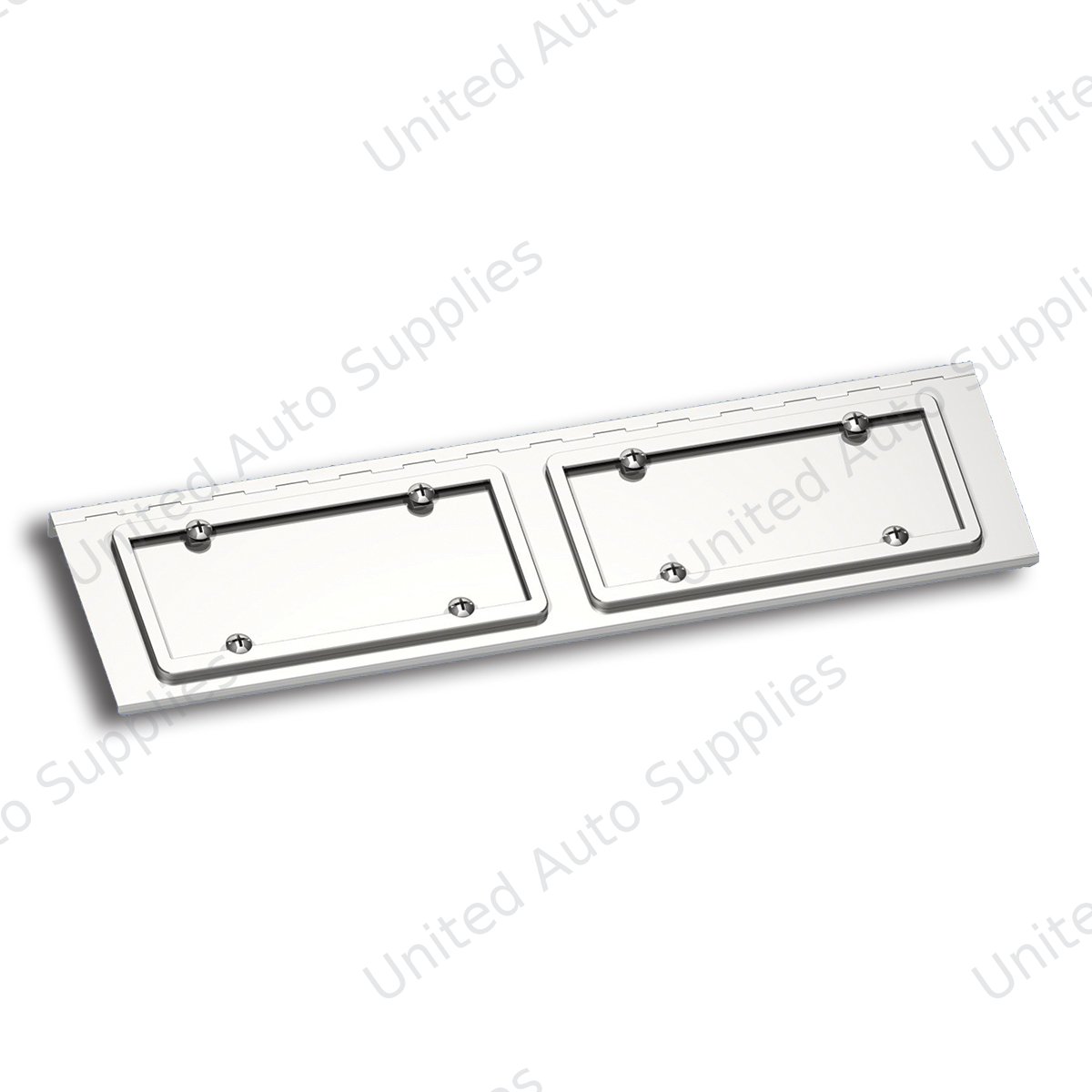 Stainless Dual License Plate / Swing Plate For All Peterbilt Models