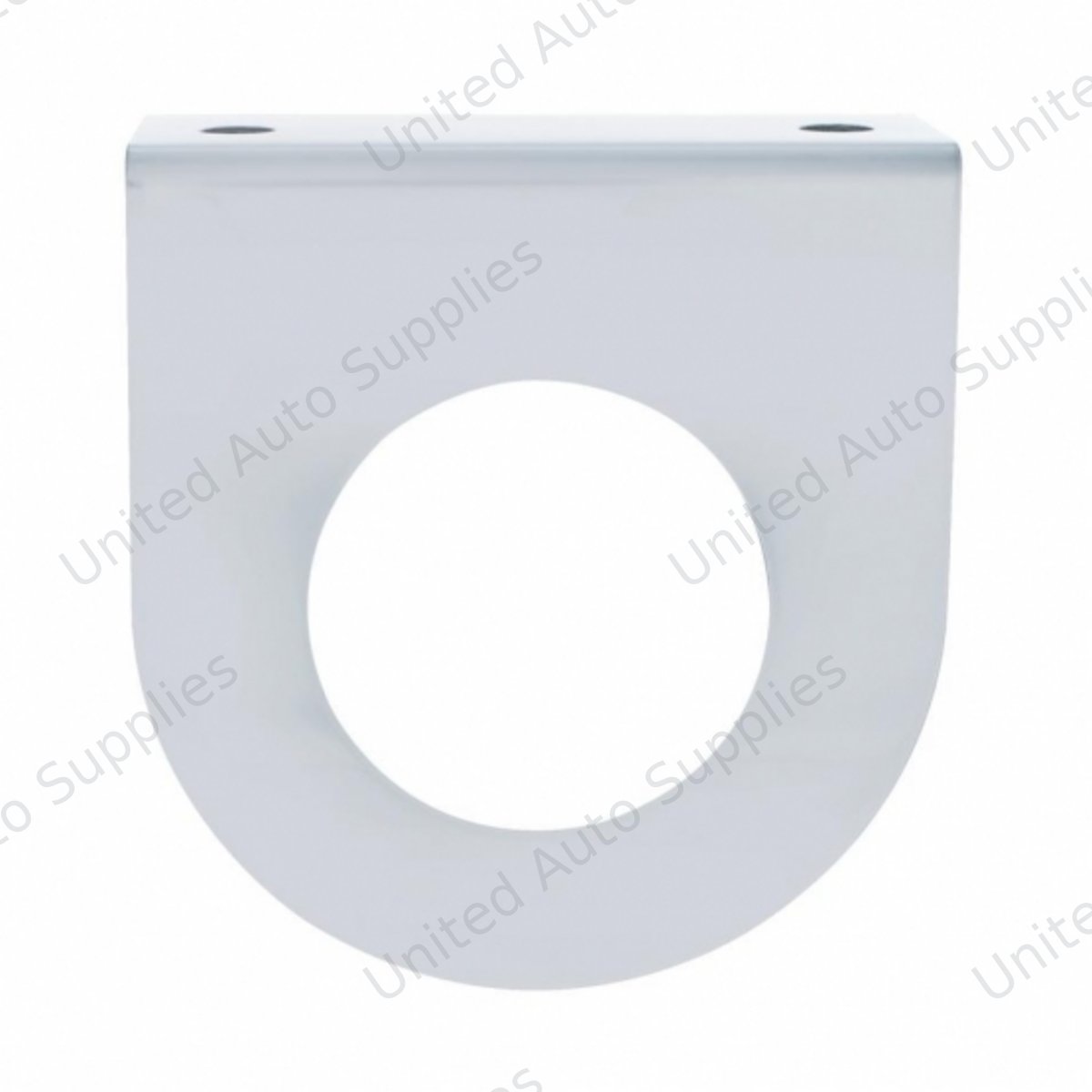 Stainless Light Bracket With Single 2" Light Cutout