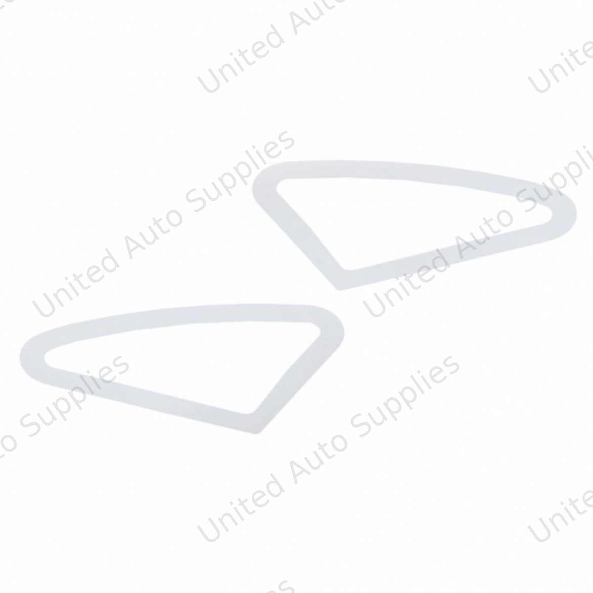Stainless 2007-2017 Kenworth T660 Fender Light Trim