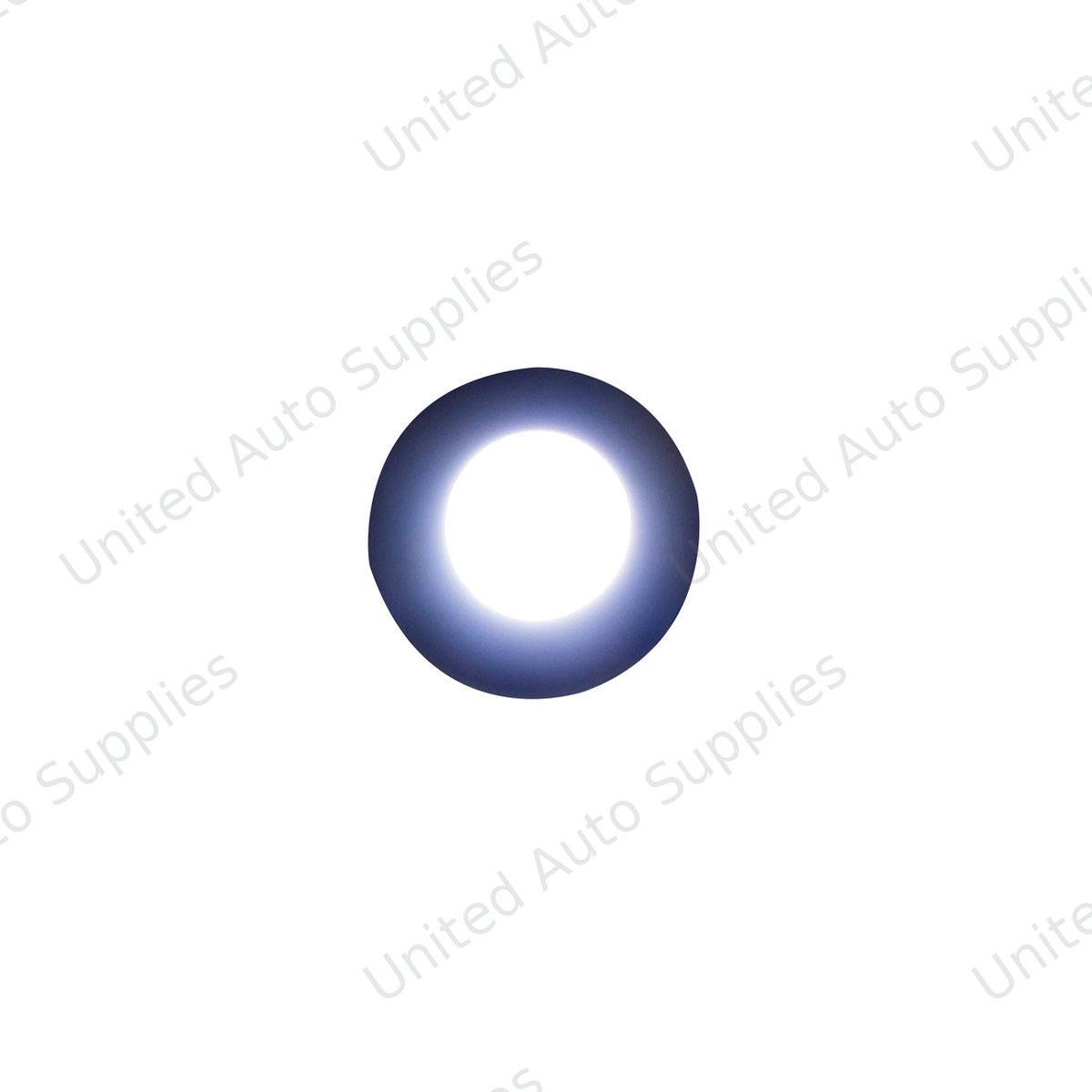 Single LED Snap-In Indicator Light - White/Clear (Bulk)