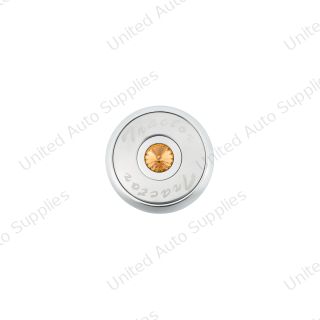 "Tractor" Deluxe Air Valve Knob - Amber Crystal
