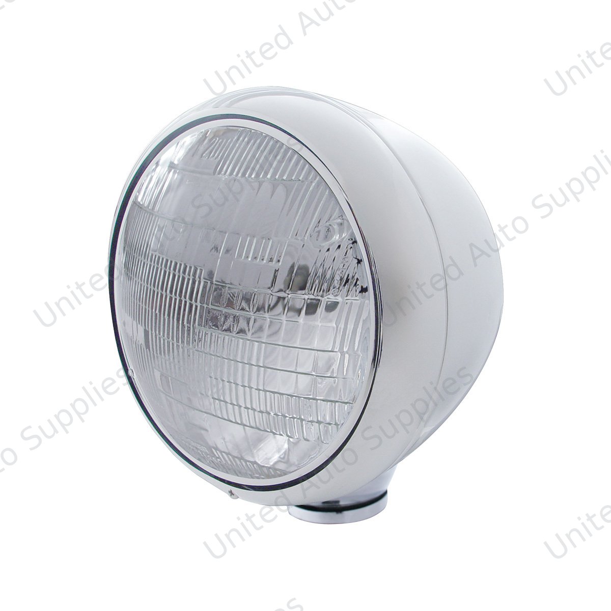 Stainless Steel Guide 682-C Style Headlight 6014 Bulb