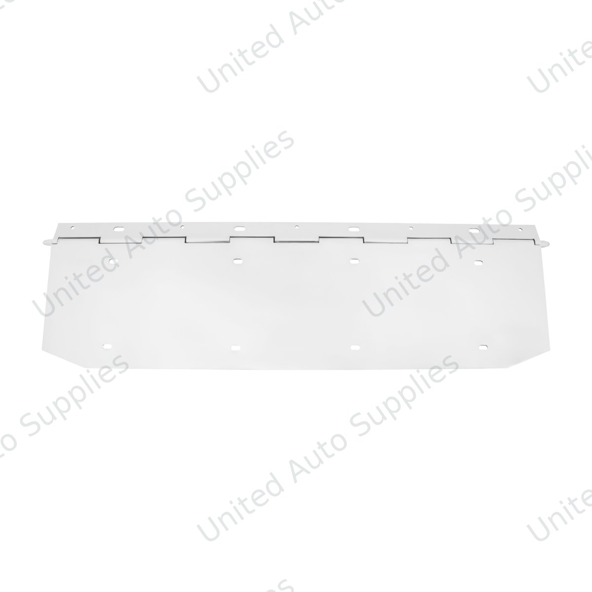 Chrome 2 License Plate Angled Holder With Hinge