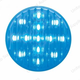 13 LED 2.5" Auxiliary/Utility Light - Blue LED/Clear Lens (Bulk)
