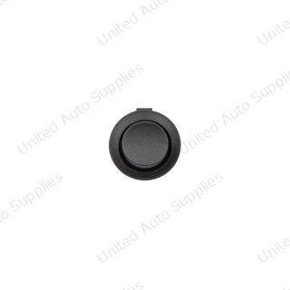 Black Non-Illum Round Rocker 10 Amp 12V On/Off 1/2" Dia. 1 Pc.
