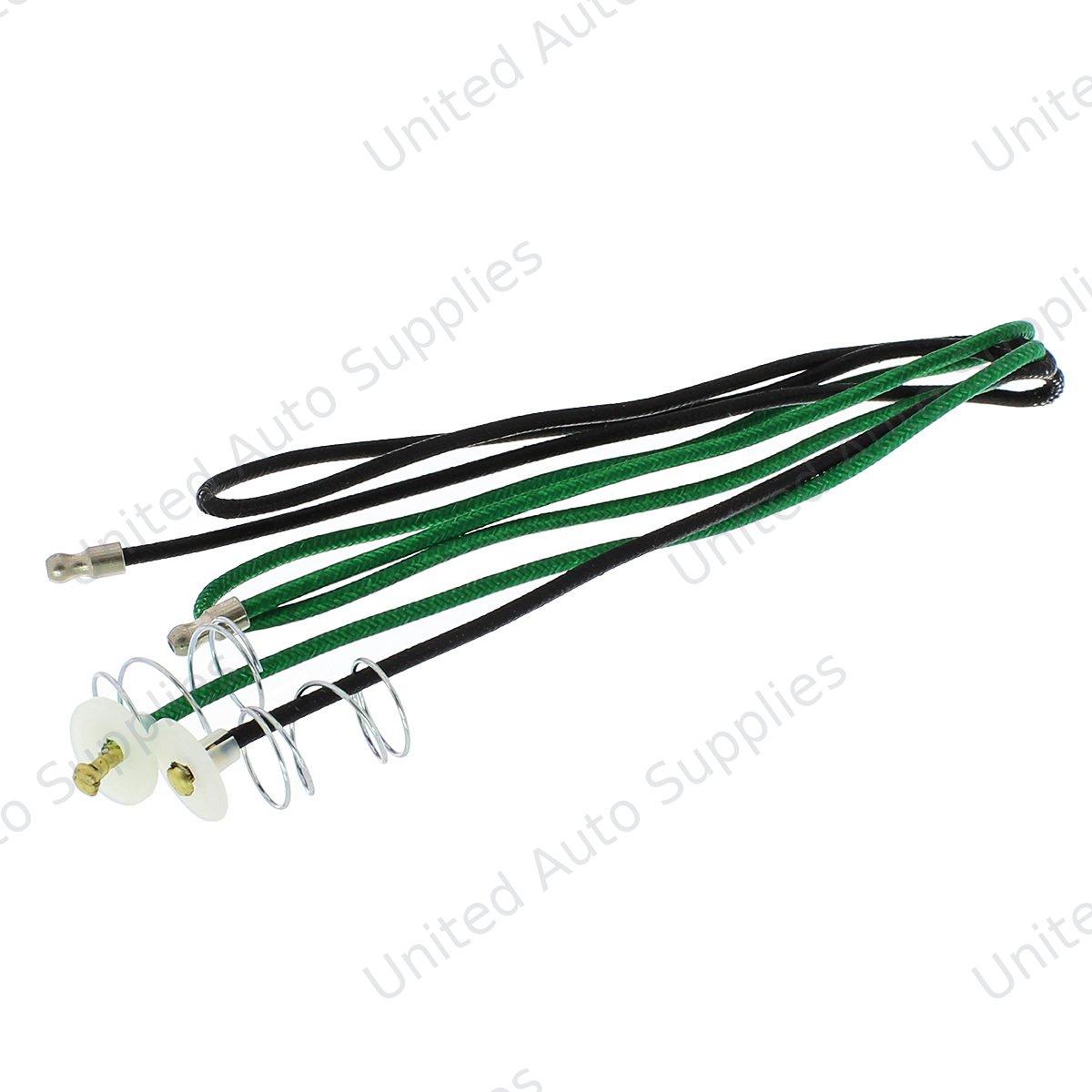 Black & Green Cloth Pigtail For Single Contact Sockets