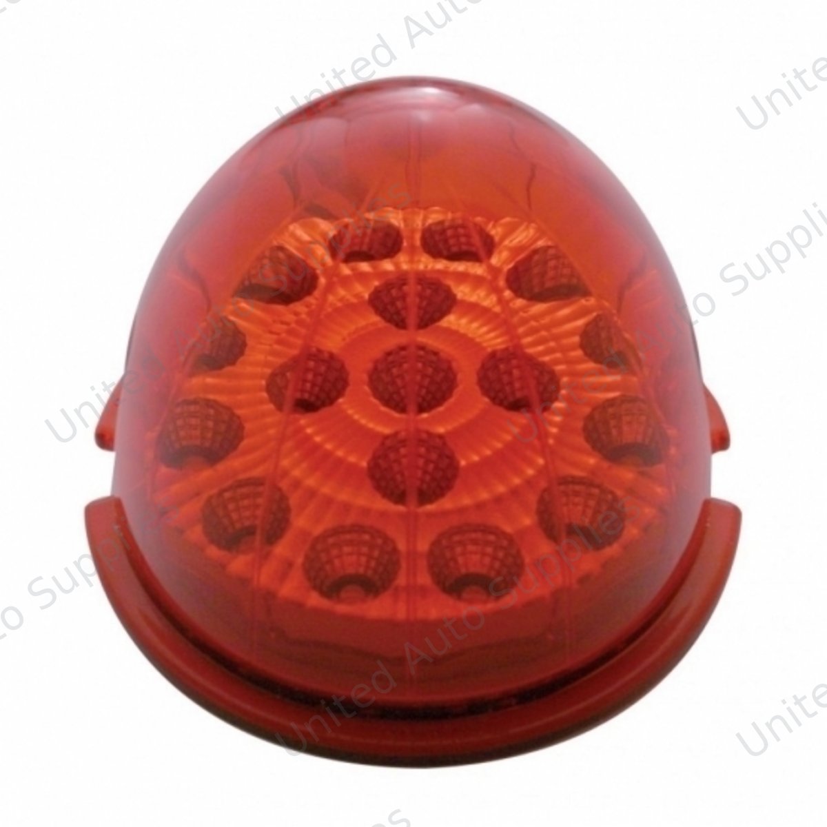 17 LED Watermelon Reflector Cab Light - Red LED/Red Lens