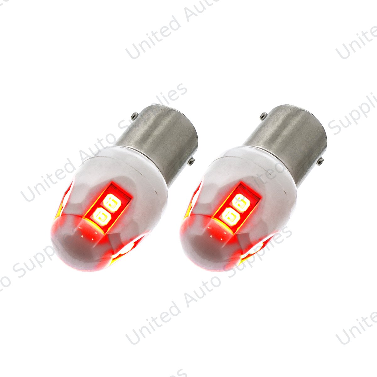 High Power 8 LED 1156 Type Bulb - Red (Card of 2)