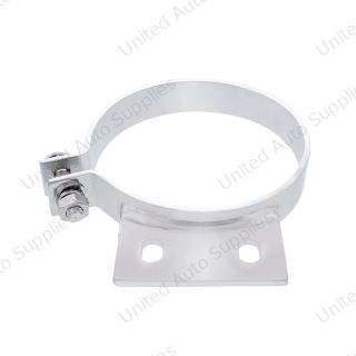 6" Chrome Exhaust Clamp For Peterbilt