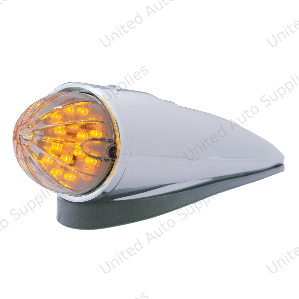 19 LED Watermelon Grakon 1000 Style Cab Light Kit - Amber LED/Clear Lens