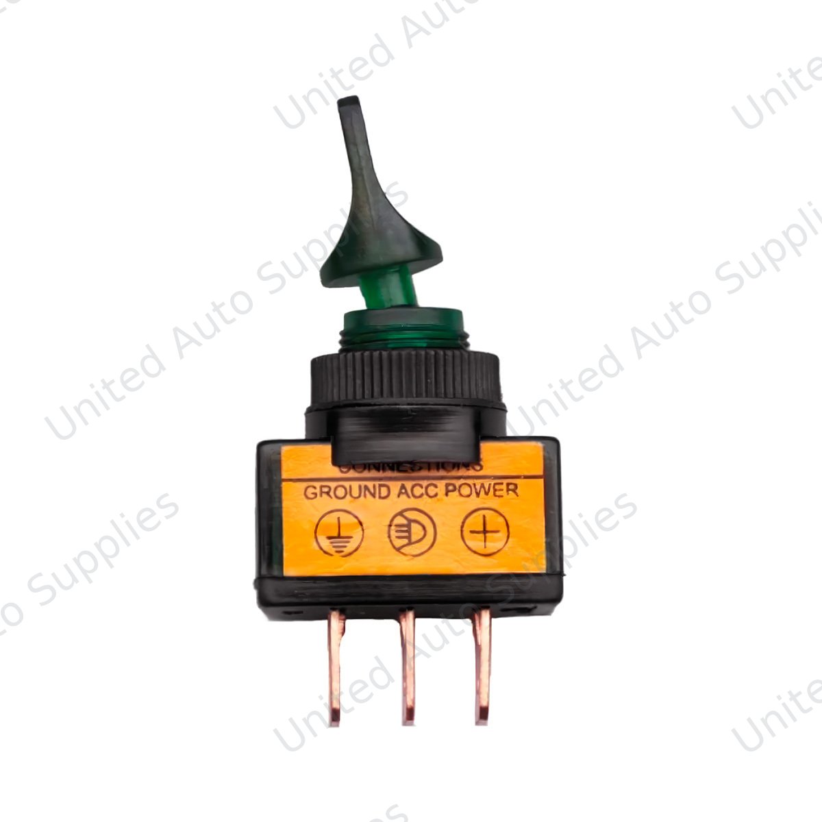 Glow Duck Bill Toggle Switch - Green