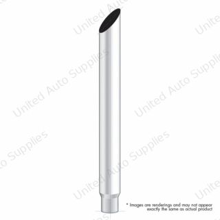 8" Mitred Reduce To 5" O.D. Bottom Exhaust - 108" L