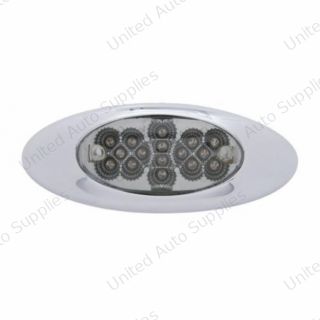 16 LED Phantom I Reflector Light (Clearance/Marker) - Amber LED/Clear Lens
