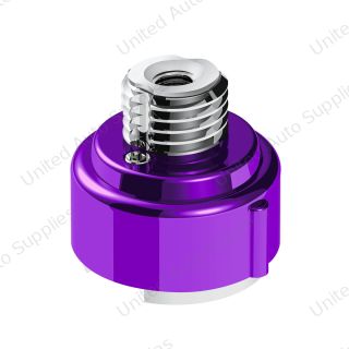 M30X3.5 Thread-On Gearshift Adapter W/LED Mount For Eaton-Fuller 9/10 Speed -Candy Purple
