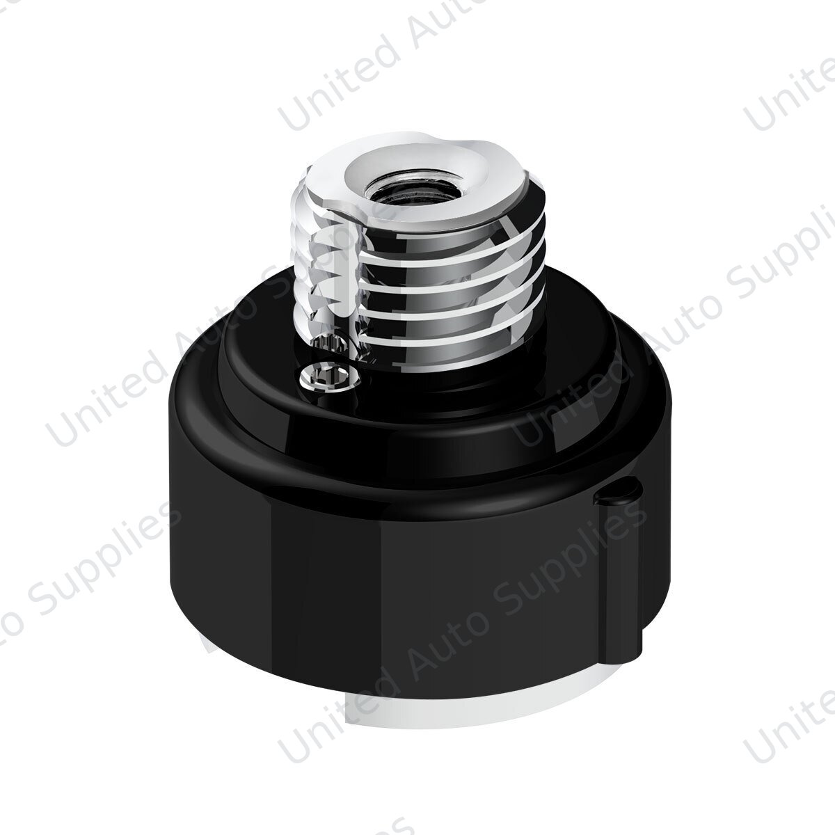M30X3.5 Thread-On Gearshift Adapter W/LED Mount For Eaton-Fuller 9/10 Speed -Candy Black