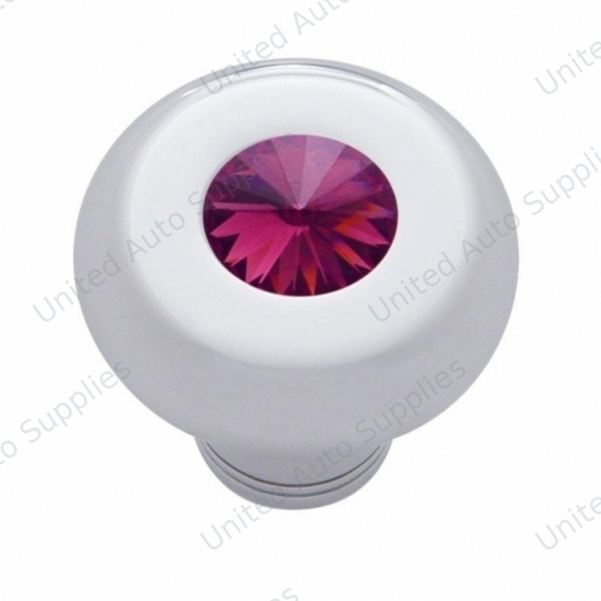 Small Deluxe Dash Knob With Purple Crystal