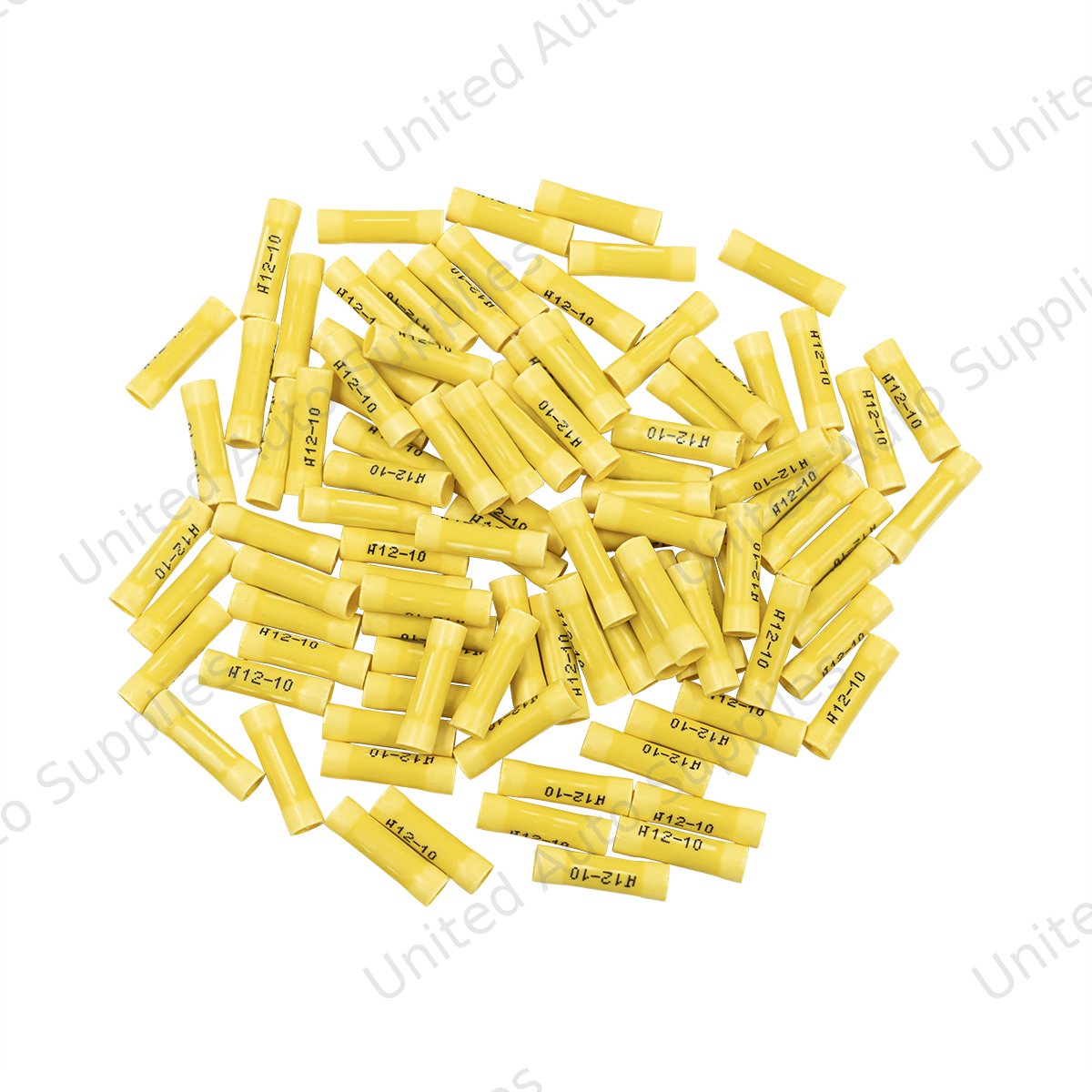 12-10 AWG Vinyl Butt Connector (100-Pack)