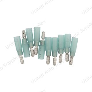 16-14 AWG .157 Tab CS Heat Shrink M Bullet - Blue (10-Pack)