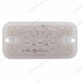 3 LED Light (Clearance/Marker) - Red LED/Clear Lens