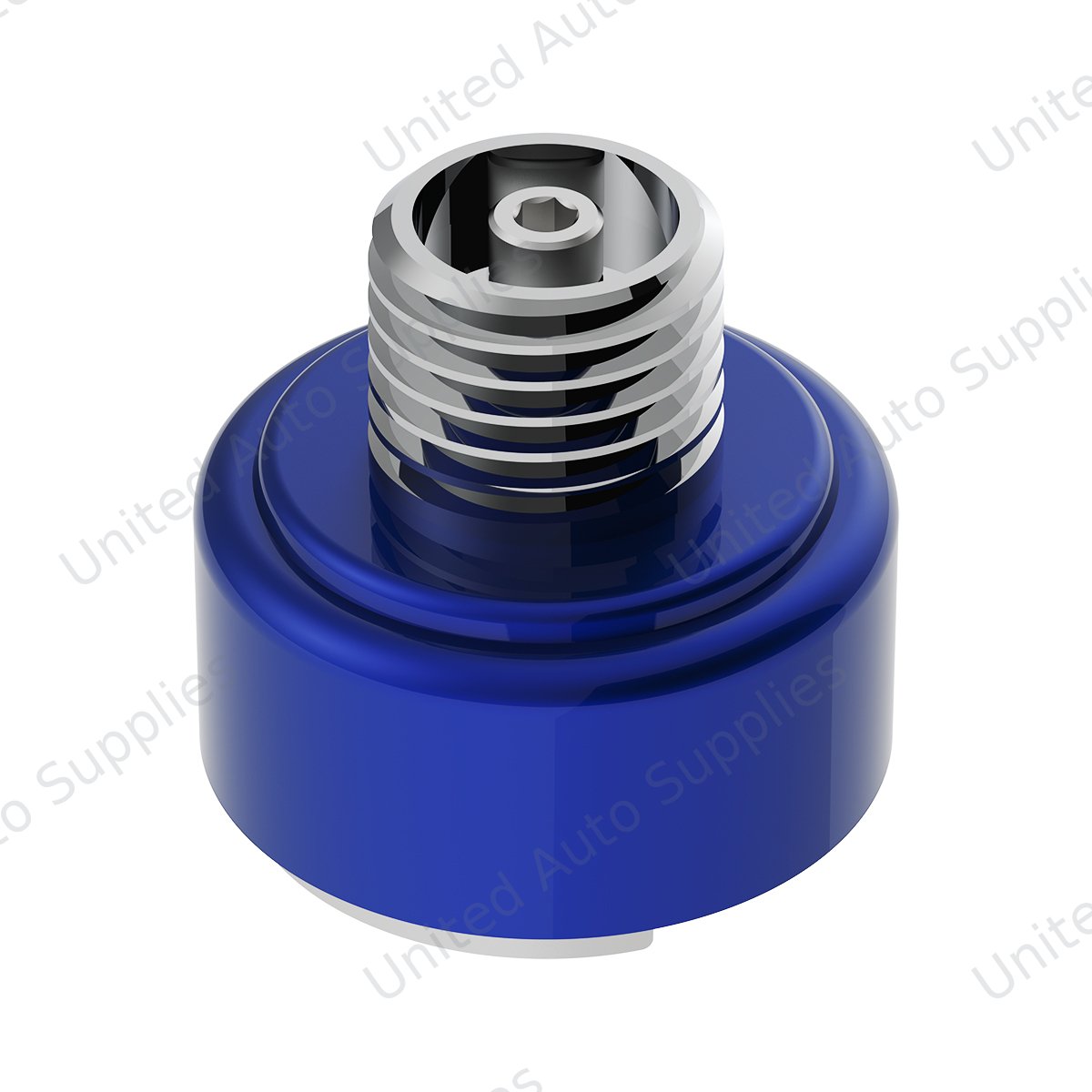 M30X3.5 Thread-On Shift Knob Mounting Adapter For Eaton Fuller Style 9/10 Shifter - Indigo Blue
