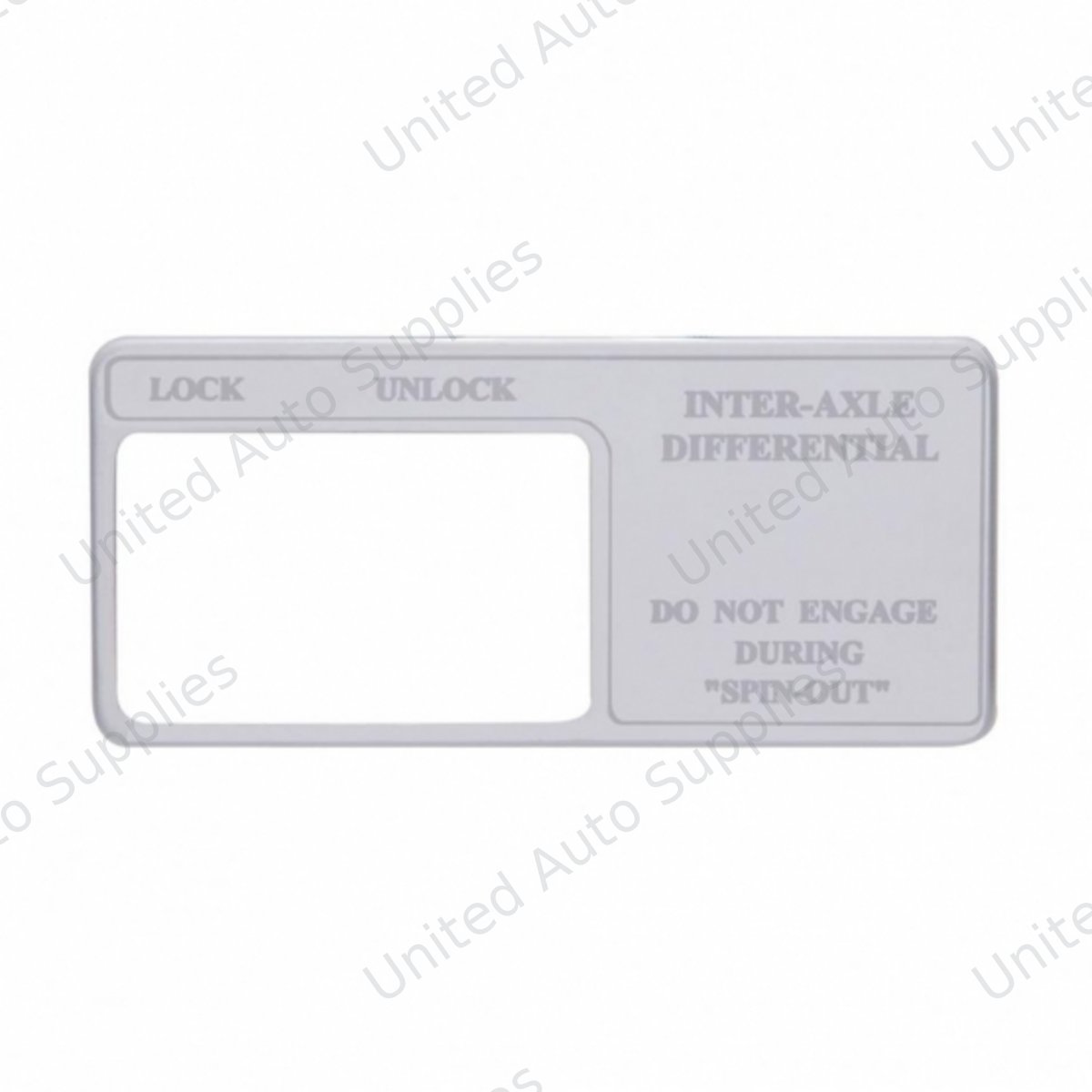 Freightliner Stainless Switch Guard - Inter-Axle Differential