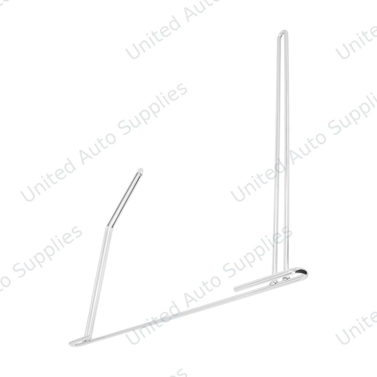 24" Chrome Angled Anti-Sail Bracket - Left Only