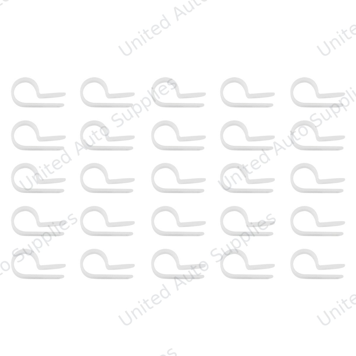 5/16" I.D. Natural Nylon Cable Clamps (25-Pack)